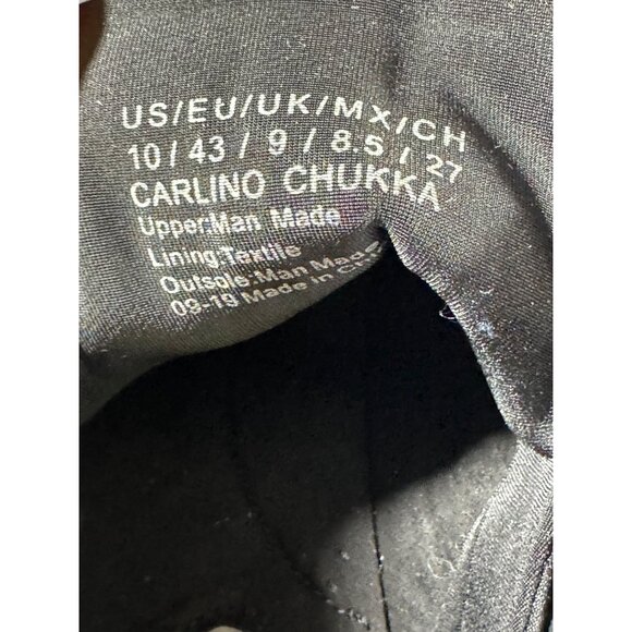 Kenneth mens size 10 boots carlino chukka black leather - Picture 5 of 16